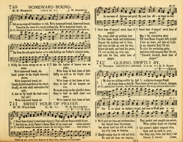 Christ in Song: for all religious services nearly one thousand best gospel hymns, new and old with responsive scripture readings (Rev. and Enl.) page 445