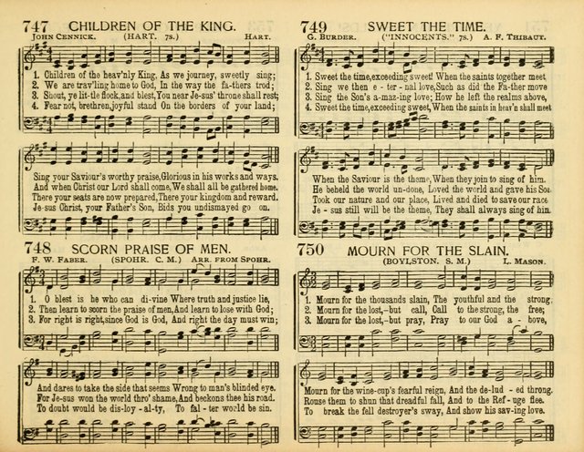 Christ in Song: for all religious services nearly one thousand best gospel hymns, new and old with responsive scripture readings (Rev. and Enl.) page 447