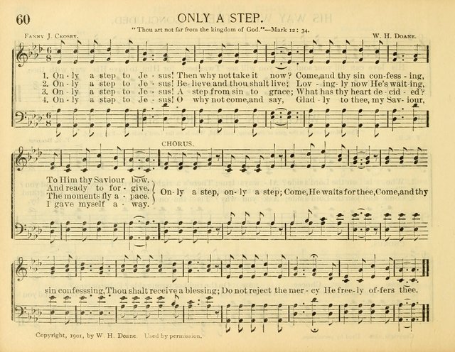 Christ in Song: for all religious services nearly one thousand best gospel hymns, new and old with responsive scripture readings (Rev. and Enl.) page 60