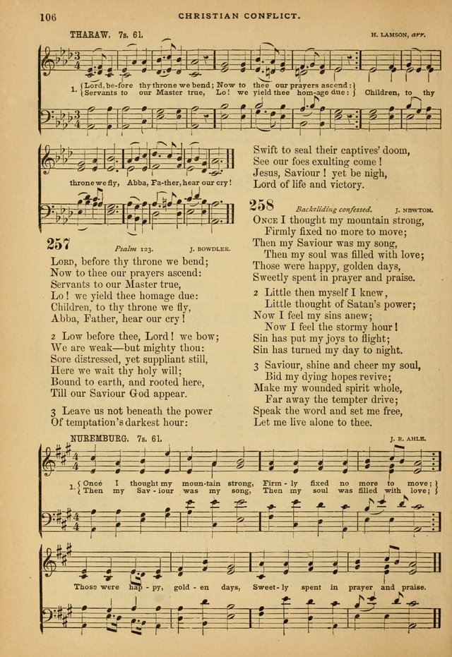The Calvary Selection of Spiritual Songs: with music for use in social meetings. page 106