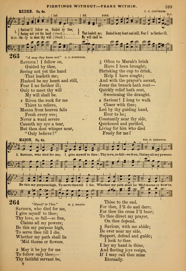 The Calvary Selection of Spiritual Songs: with music for use in social meetings. page 109