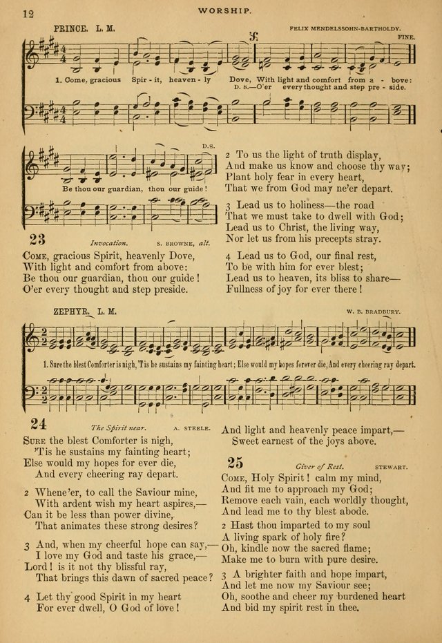 The Calvary Selection of Spiritual Songs: with music for use in social meetings. page 12