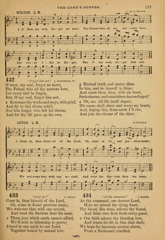 The Calvary Selection of Spiritual Songs: with music for use in social meetings. page 177
