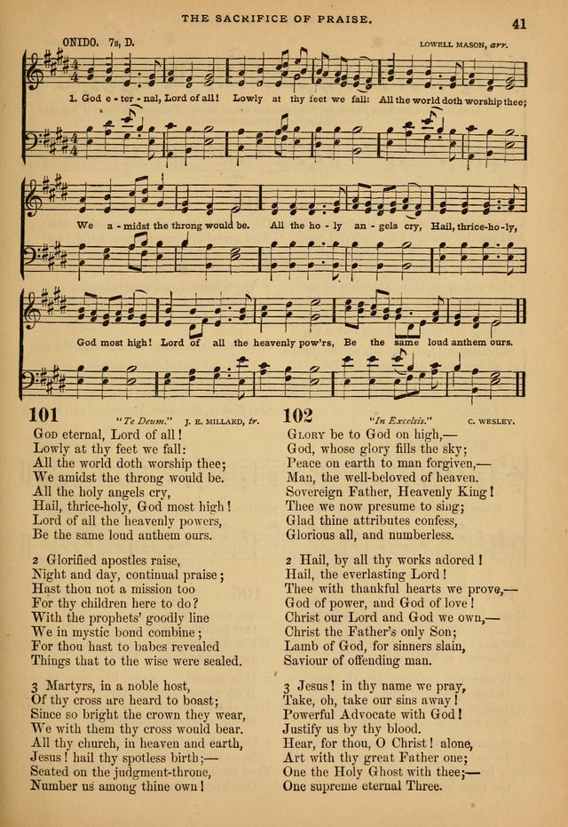 The Calvary Selection of Spiritual Songs: with music for use in social meetings. page 41