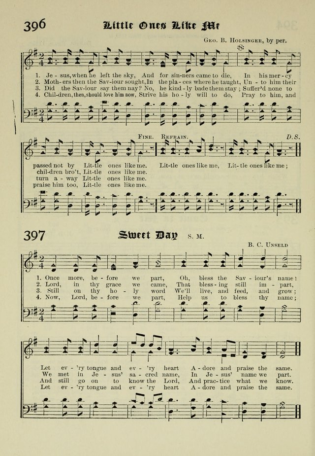 Church and Sunday School Hymnal with Supplement: a Collection of Hymns and Sacred Songs ... [with Deutscher Anhang] page 282