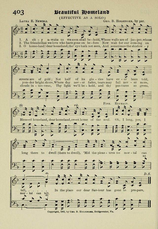 Church and Sunday School Hymnal with Supplement: a Collection of Hymns and Sacred Songs ... [with Deutscher Anhang] page 286