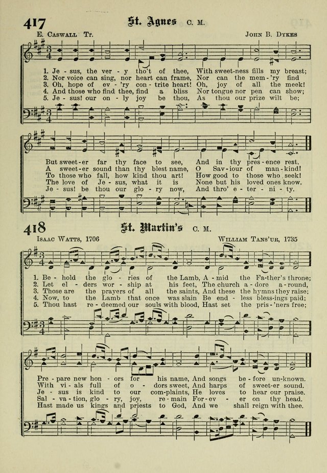 Church and Sunday School Hymnal with Supplement: a Collection of Hymns and Sacred Songs ... [with Deutscher Anhang] page 309