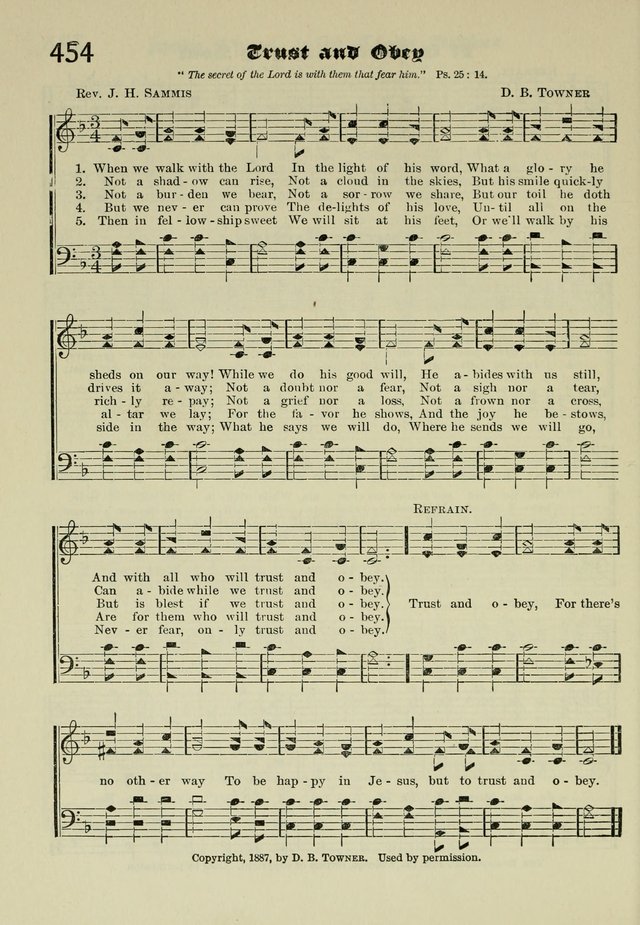 Church and Sunday School Hymnal with Supplement: a Collection of Hymns and Sacred Songs ... [with Deutscher Anhang] page 334