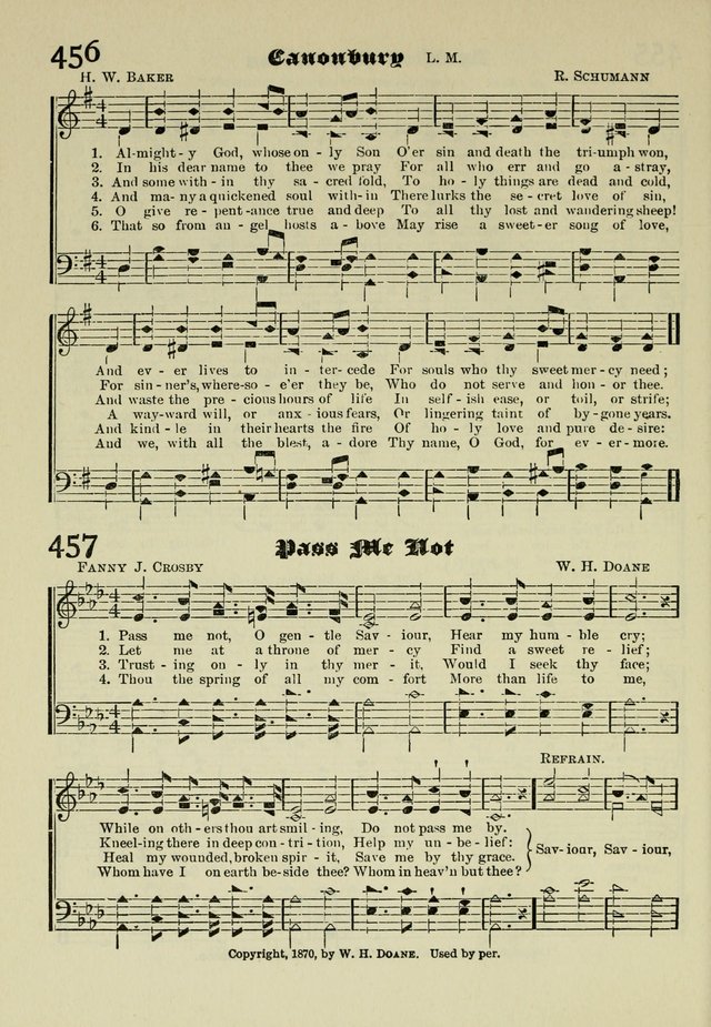 Church and Sunday School Hymnal with Supplement: a Collection of Hymns and Sacred Songs ... [with Deutscher Anhang] page 336