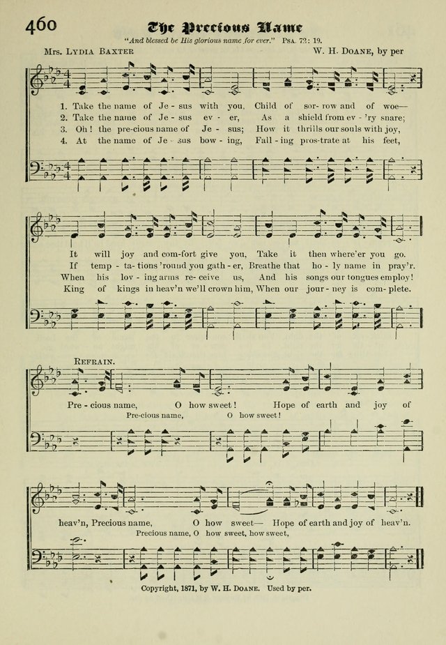 Church and Sunday School Hymnal with Supplement: a Collection of Hymns and Sacred Songs ... [with Deutscher Anhang] page 339