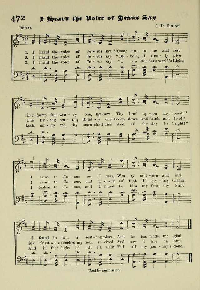 Church and Sunday School Hymnal with Supplement: a Collection of Hymns and Sacred Songs ... [with Deutscher Anhang] page 350