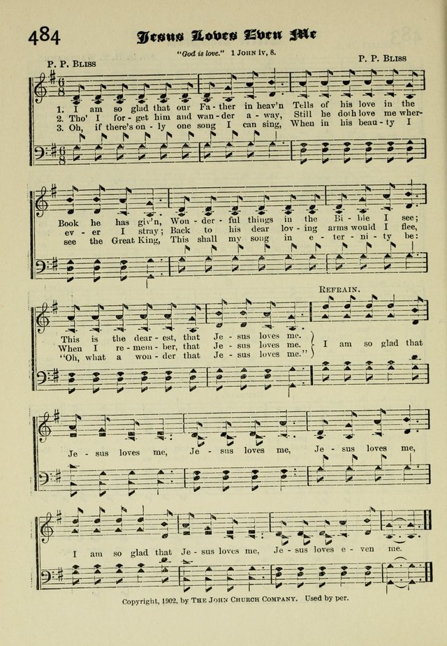Church and Sunday School Hymnal with Supplement: a Collection of Hymns and Sacred Songs ... [with Deutscher Anhang] page 360