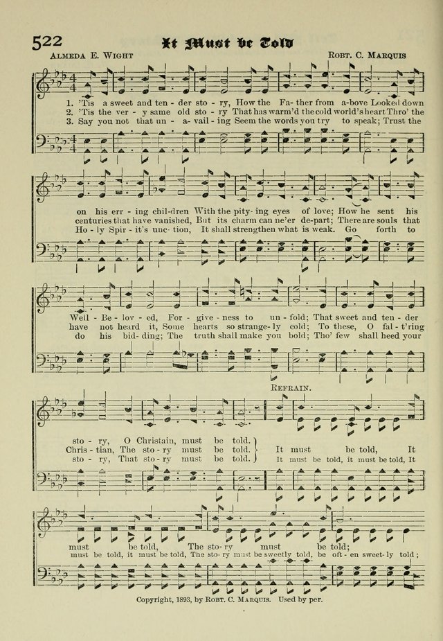 Church and Sunday School Hymnal with Supplement: a Collection of Hymns and Sacred Songs ... [with Deutscher Anhang] page 398