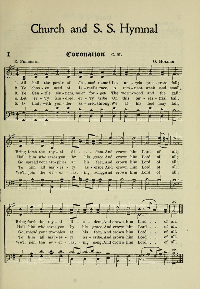 Church and Sunday School Hymnal with Supplement: a Collection of Hymns and Sacred Songs ... [with Deutscher Anhang] page 5