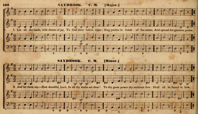 The Choir: or, Union collection of church music. Consisting of a great variety of psalm and hymn tunes, anthems, &c. original and selected. Including many beautiful subjects from the works.. (2nd ed.) page 106