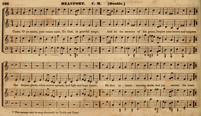 The Choir: or, Union collection of church music. Consisting of a great variety of psalm and hymn tunes, anthems, &c. original and selected. Including many beautiful subjects from the works.. (2nd ed.) page 126