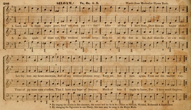 The Choir: or, Union collection of church music. Consisting of a great variety of psalm and hymn tunes, anthems, &c. original and selected. Including many beautiful subjects from the works.. (2nd ed.) page 280