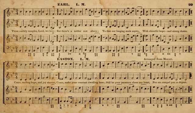 The Choir: or, Union collection of church music. Consisting of a great variety of psalm and hymn tunes, anthems, &c. original and selected. Including many beautiful subjects from the works.. (2nd ed.) page 29