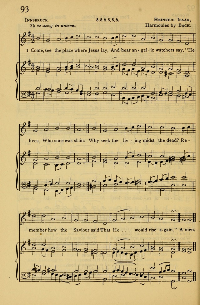 Columbia University Hymnal page 100