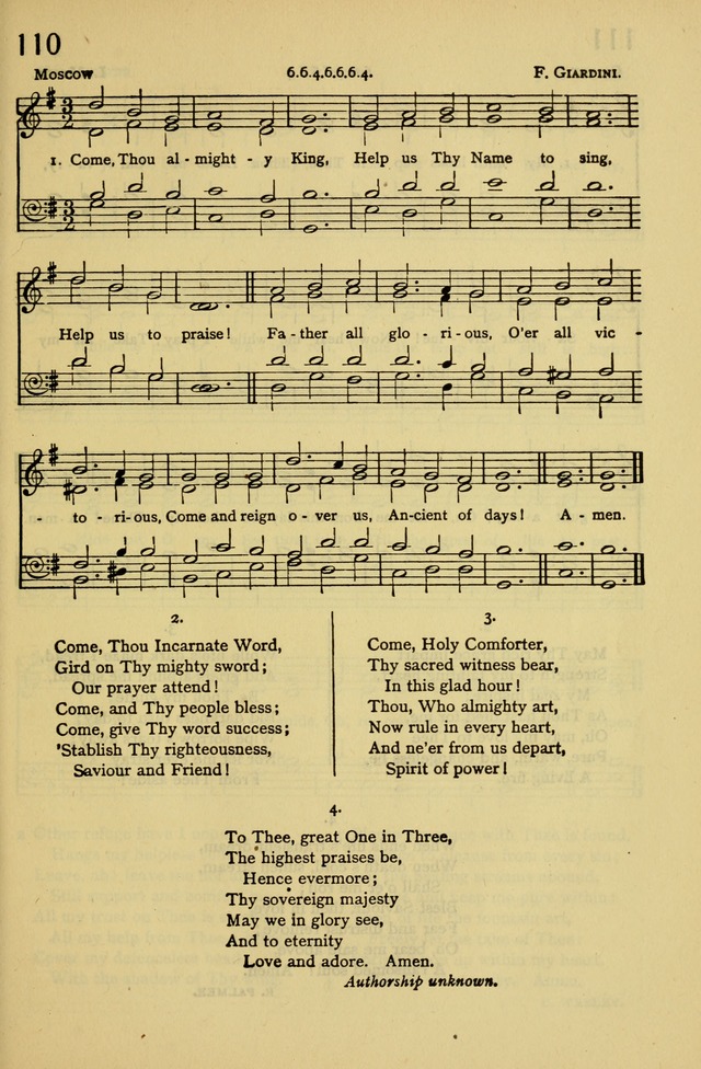 Columbia University Hymnal page 117