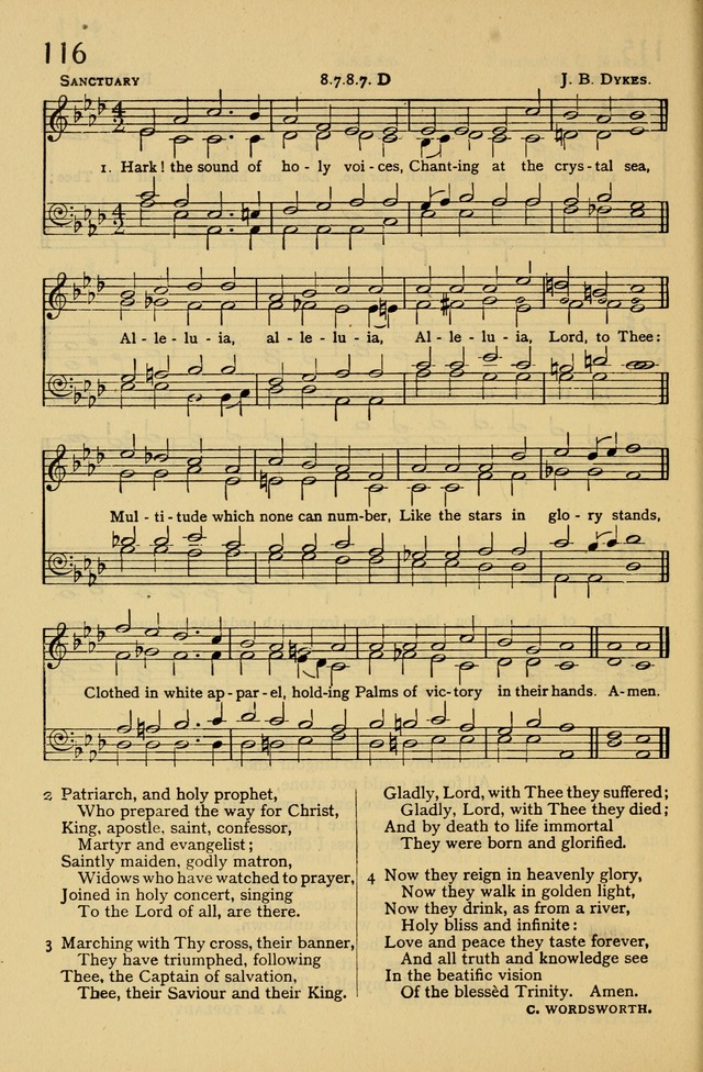Columbia University Hymnal page 124