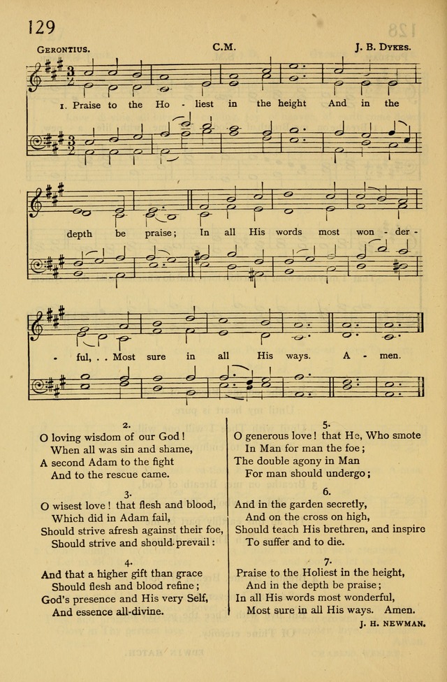 Columbia University Hymnal page 138