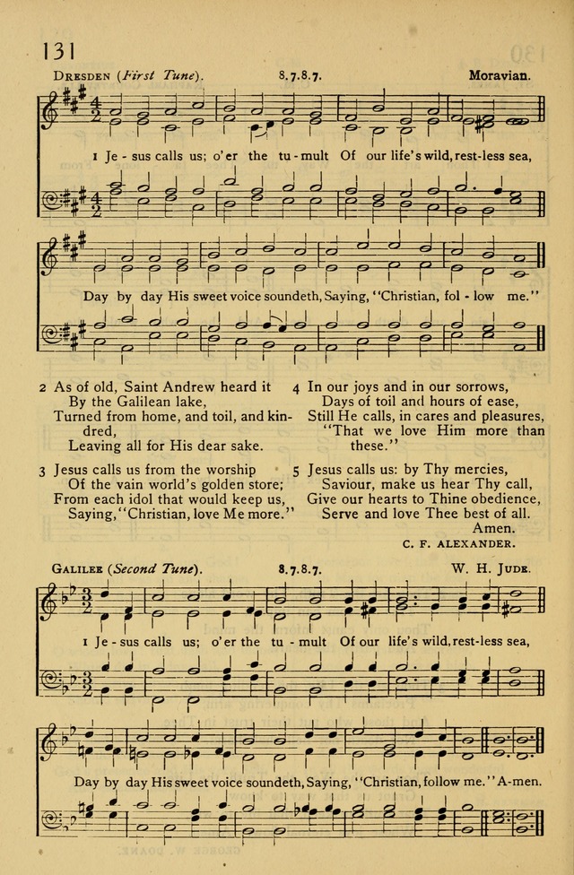Columbia University Hymnal page 140