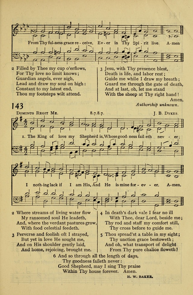 Columbia University Hymnal page 153