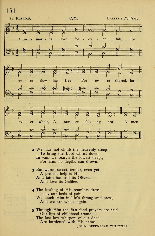 Columbia University Hymnal page 161