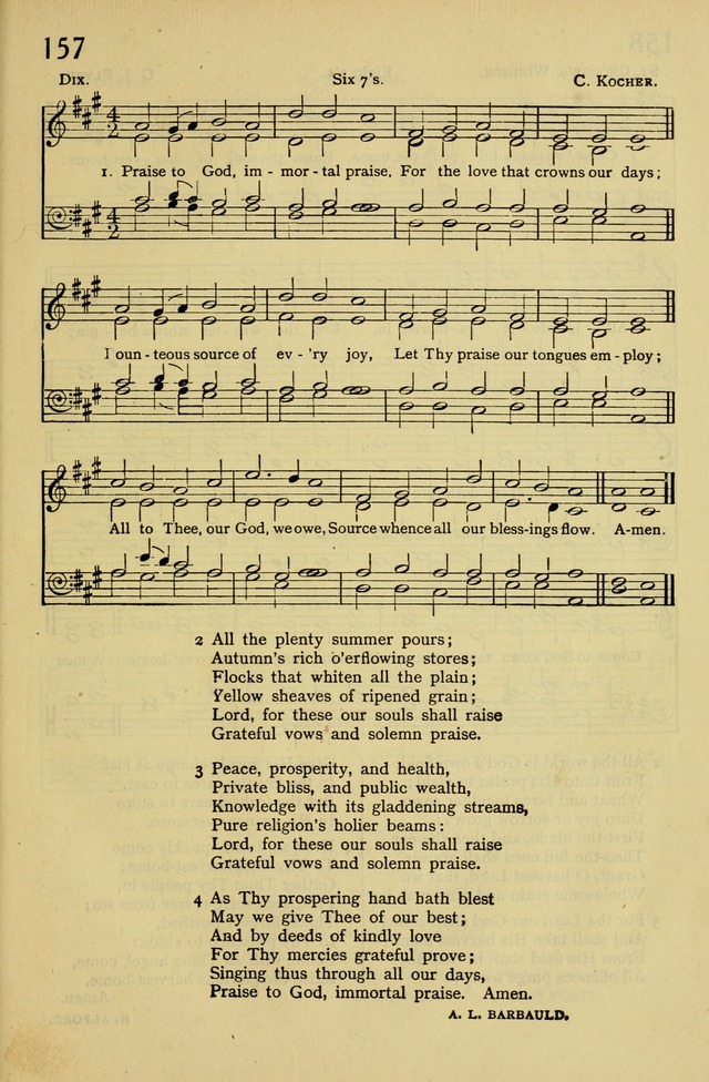 Columbia University Hymnal page 167