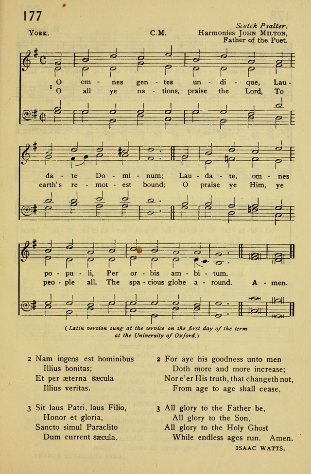Columbia University Hymnal page 191