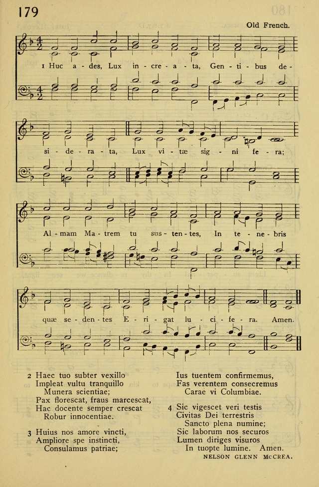 Columbia University Hymnal page 193