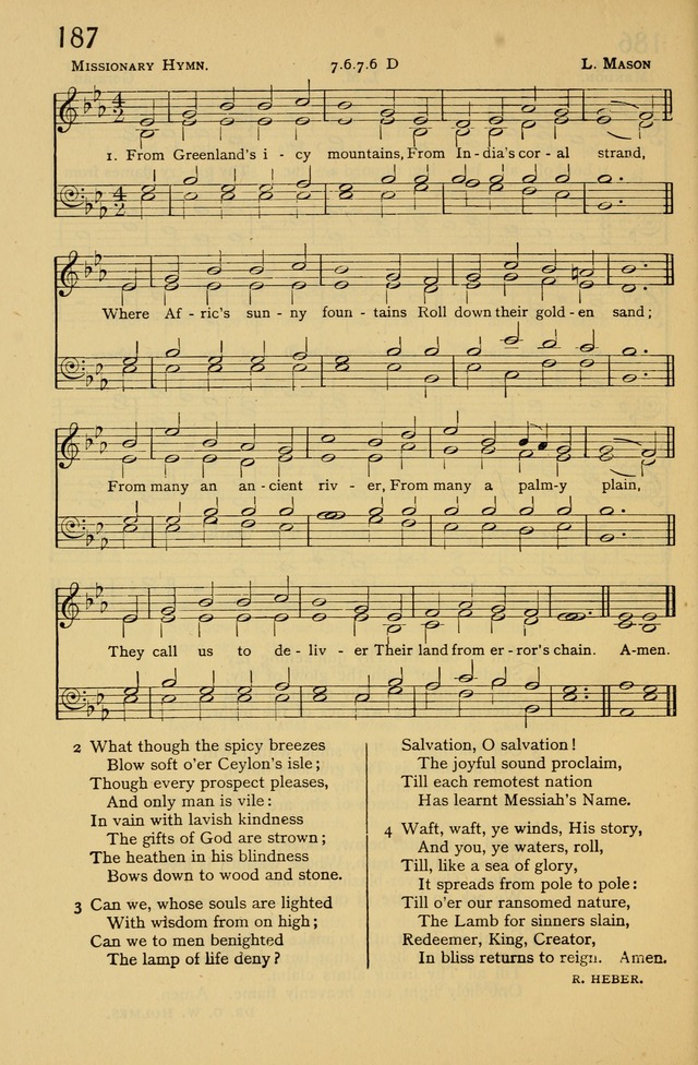 Columbia University Hymnal page 202