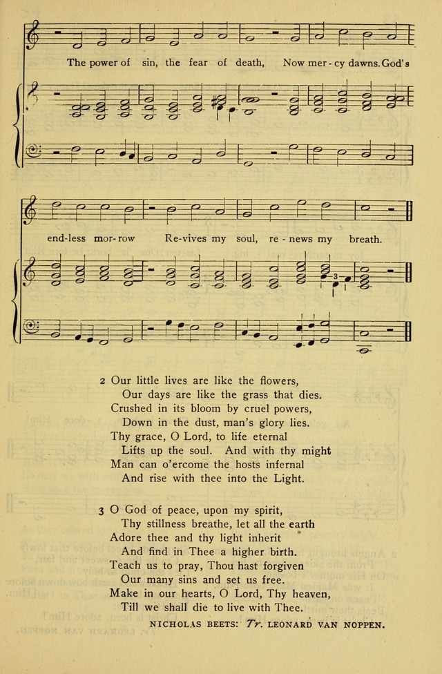 Columbia University Hymnal page 57
