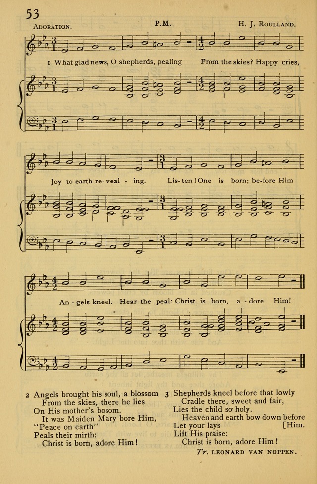 Columbia University Hymnal page 58