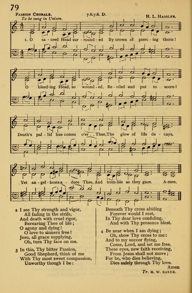 Columbia University Hymnal page 84