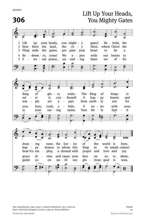 Christian Worship: Hymnal page 262