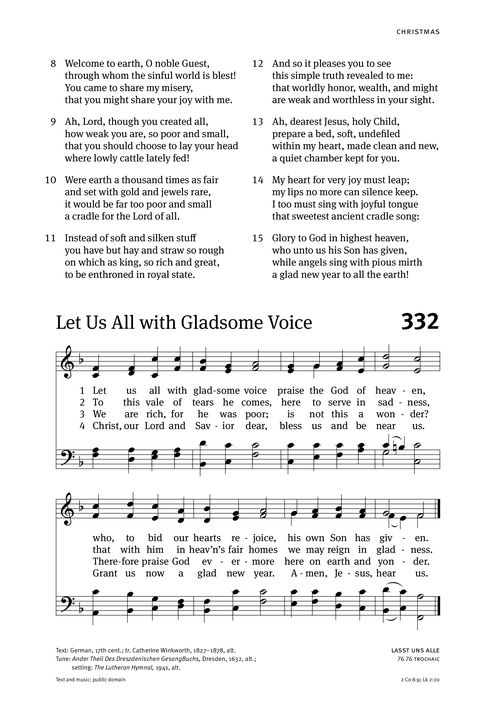Christian Worship: Hymnal page 289
