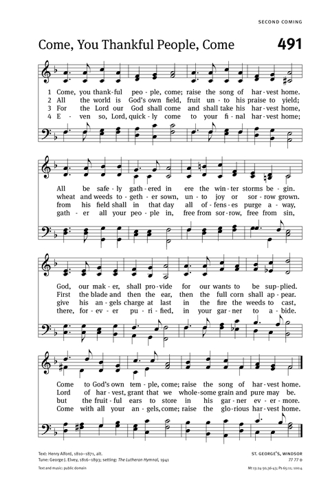 Christian Worship: Hymnal page 465