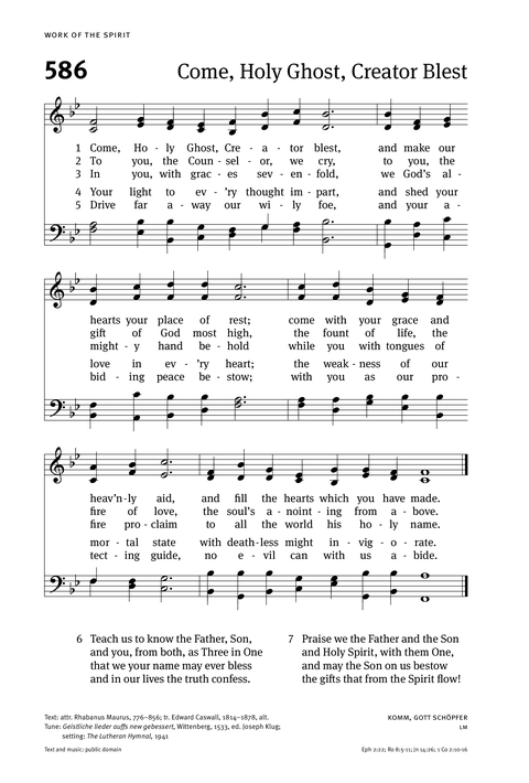 Christian Worship: Hymnal page 578