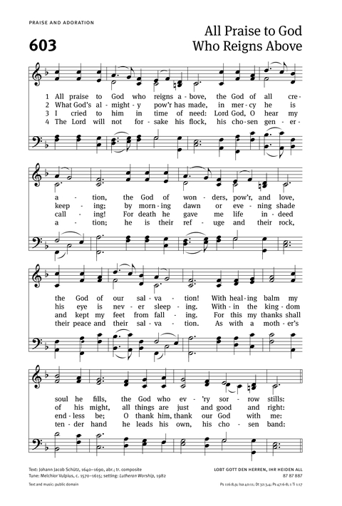 Christian Worship: Hymnal page 596