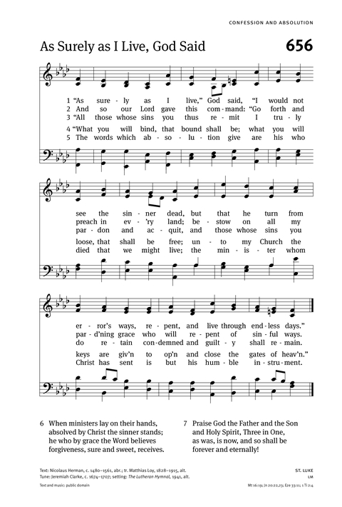 Christian Worship: Hymnal page 663