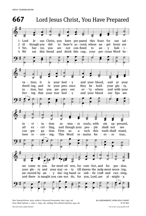 Christian Worship: Hymnal page 674
