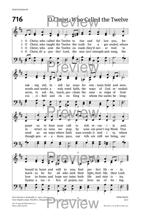 Christian Worship: Hymnal page 730