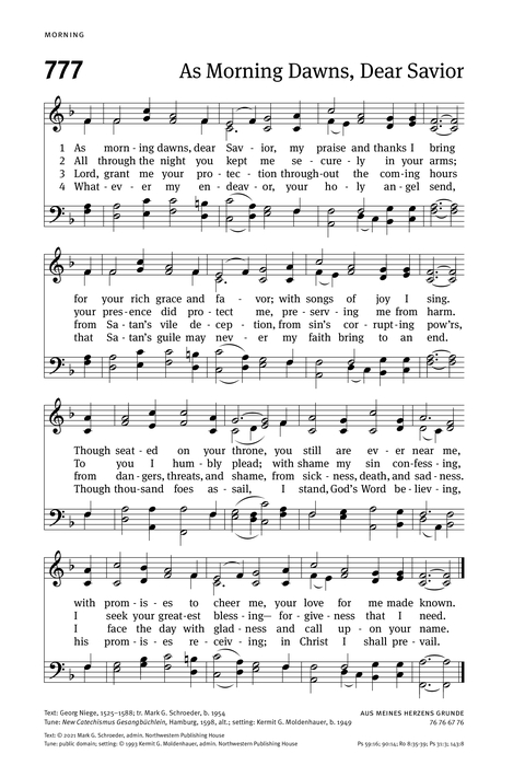 Christian Worship: Hymnal page 798