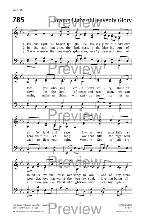 Christian Worship: Hymnal page 806