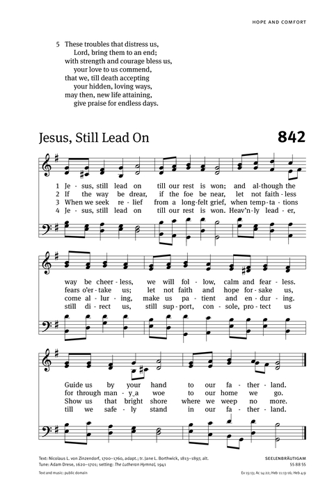 Christian Worship: Hymnal page 877