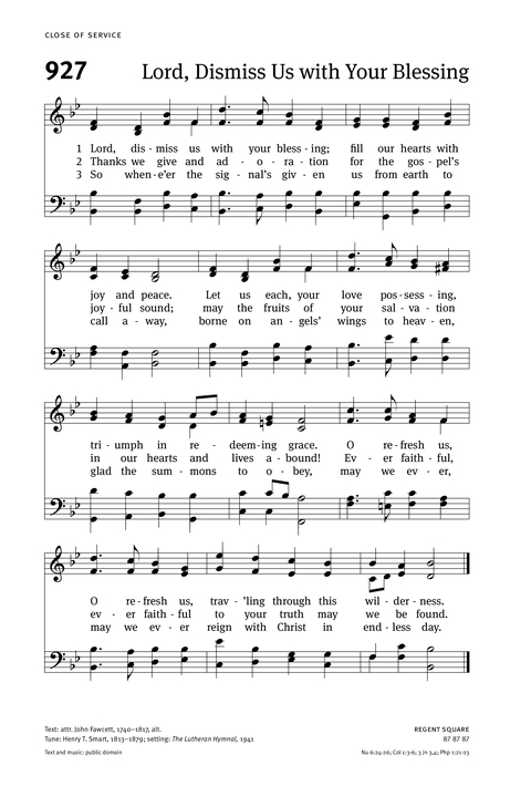 Christian Worship: Hymnal page 984