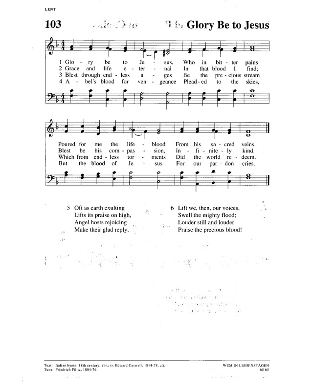 Christian Worship (1993): a Lutheran hymnal page 285