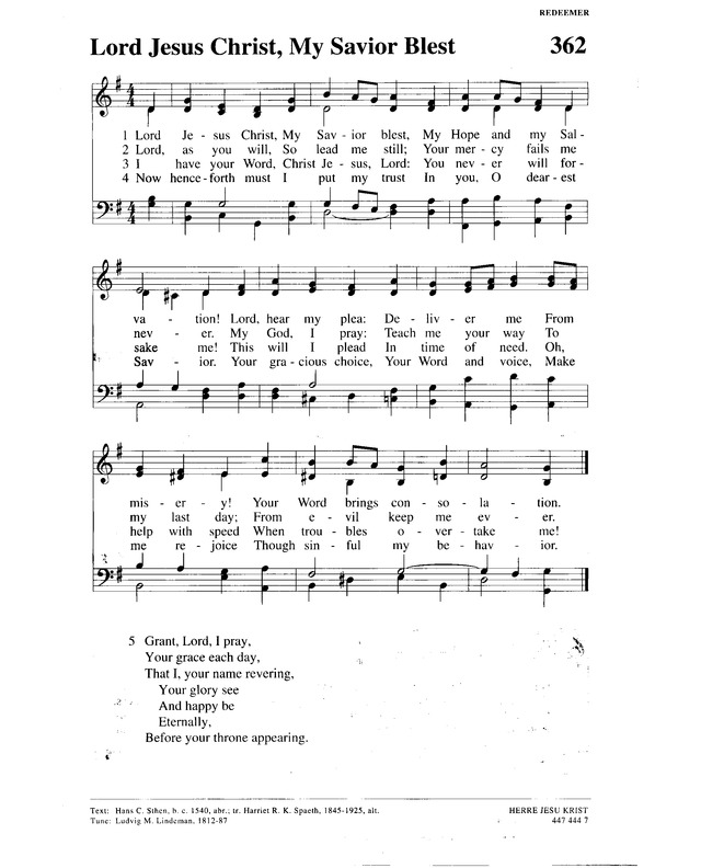 Christian Worship (1993): a Lutheran hymnal page 606